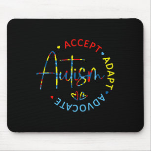 Autisme Bewustzijn Accepteer Adapt Advocate Autism Muismat