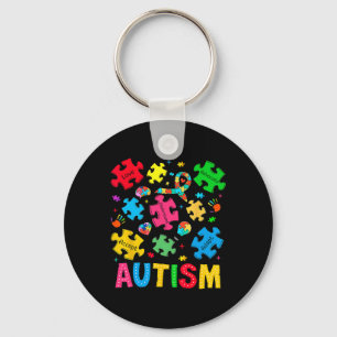 Autisme Bewustzijn Accepteer Adapt Advocate Autism Sleutelhanger