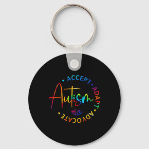 Autisme Bewustzijn Accepteer Adapt Advocate Autism Sleutelhanger