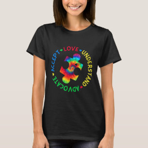 Autisme Bewustzijn Accepteer Adapt Advocate Autism T-shirt