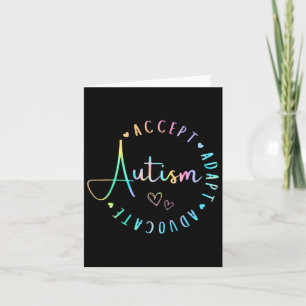 Autisme Bewustzijn Accepteer Adapt Advocate Begrij Kaart