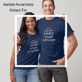 Autisme Bewustzijn Accepteer Adapt Advocate T-shir T-shirt