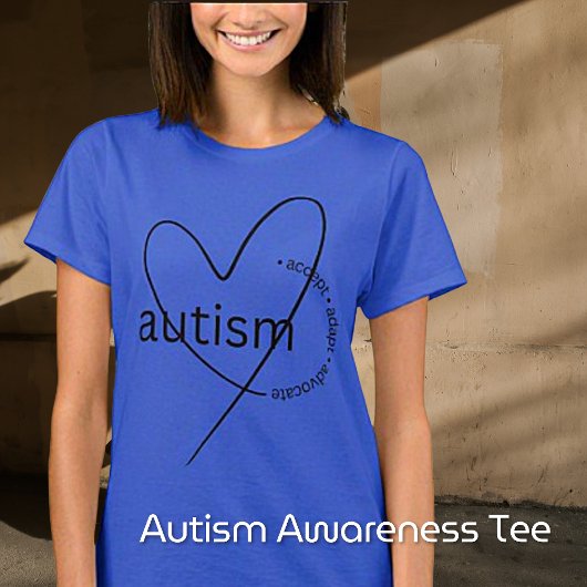 Autisme Bewustzijn Accepteer Adapt Advocate T-shir T-shirt