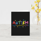 Autisme Bewustzijn Accepteer Liefde Asd Ondersteun Kaart (Gele Bloem)
