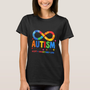 Autisme Bewustzijn Accepteer Liefde Asd Ondersteun T-shirt