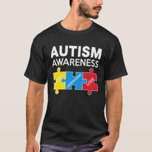 Autisme Bewustzijn Accepteer Steun Liefde Puzzel M T-shirt