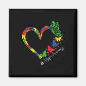 Autisme Bewustzijn Accepteren Begrijp Liefde Manne Magneet (Voorkant)