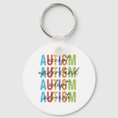 Autisme bewustzijn accepteren begrijpen Adapt Advo Sleutelhanger (Voorkant)