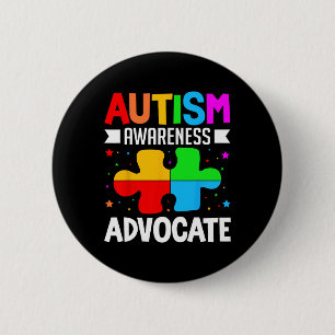 Autisme Bewustzijn Advocate Autistisch Bewustzijn Ronde Button 5,7 Cm