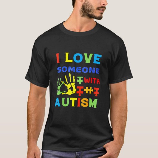 Autisme Bewustzijn als Tronaut ADHD Autisme T-shirt (Voorkant)