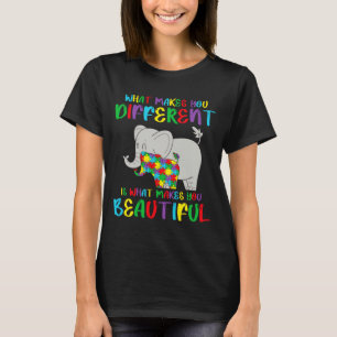 Autisme bewustzijn Anders Maar Mooi Autisme Wo T-shirt