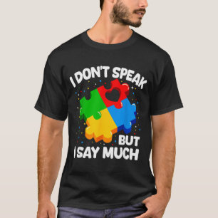 Autisme bewustzijn asperger syndroom puzzel kinder t-shirt