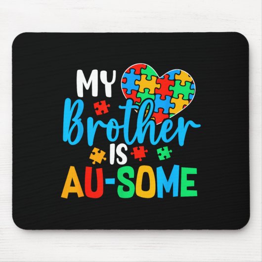 Autisme bewustzijn Autism Squad Ondersteuning Gewe Muismat (Voorkant)