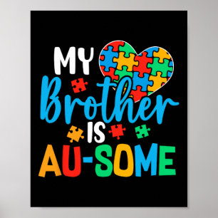 Autisme bewustzijn Autism Squad Ondersteuning Gewe Poster