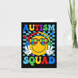 Autisme bewustzijn Autism Squad Ondersteuning Smil Kaart