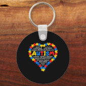 Autisme Bewustzijn Autisme Hart Autisme 1 Sleutelhanger (Voorkant)