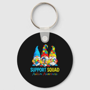 Autisme bewustzijn autisme kabouter steun squad fa sleutelhanger