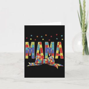 Autisme Bewustzijn Autisme Mama Accepteren Liefde  Kaart