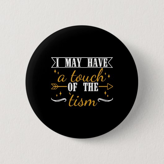 Autisme Bewustzijn Autisme Ondersteuning Neurodive Ronde Button 5,7 Cm (Voorkant)