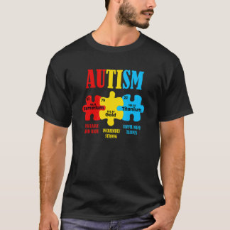 Autisme Bewustzijn Autisme Puzzel Chemisch T-shirt