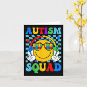 Autisme Bewustzijn Autisme Squad Ondersteuning Smi Kaart (Gele Bloem)