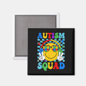 Autisme Bewustzijn Autisme Squad Ondersteuning Smi Magneet (Voorkant / Achterkant)