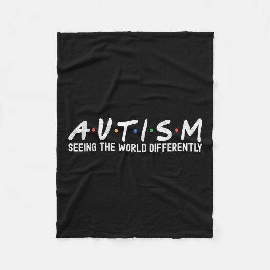 Autisme Bewustzijn Autisme Squad Ondersteuning Vro Fleece Deken (Voorkant)