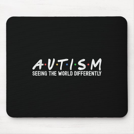 Autisme Bewustzijn Autisme Squad Ondersteuning Vro Muismat (Voorkant)