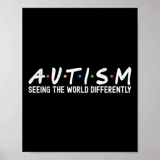 Autisme Bewustzijn Autisme Squad Ondersteuning Vro Poster (Voorkant)