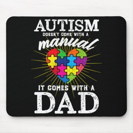 Autisme Bewustzijn Autistisch Autisme Verschillend Muismat (Voorkant)