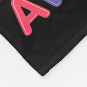 Autisme bewustzijn autistisch  fleece deken (Hoek)
