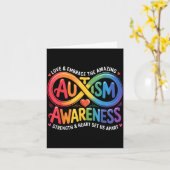 Autisme bewustzijn autistisch kaart (Gele Bloem)
