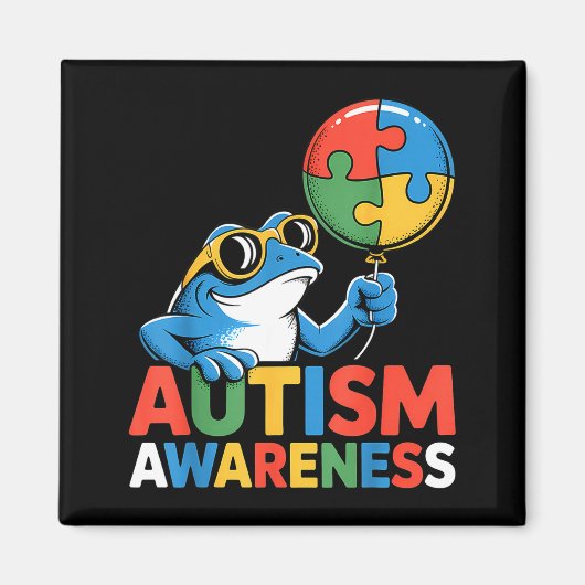 Autisme bewustzijn autistisch magneet (Voorkant)