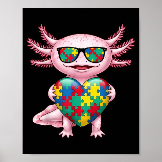 Autisme bewustzijn autistisch  poster (Voorkant)