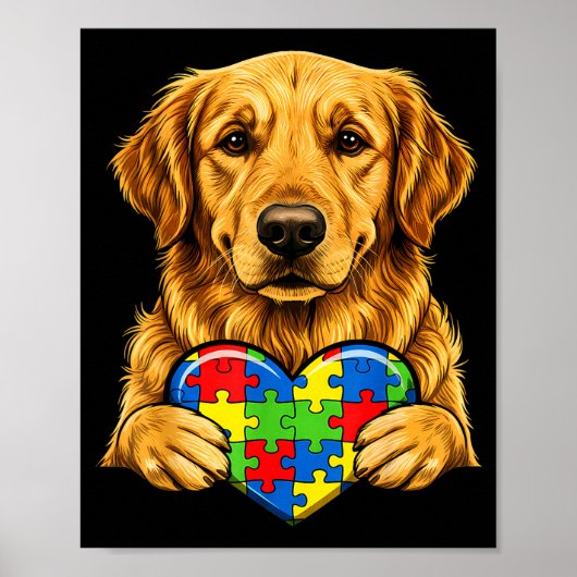 Autisme bewustzijn autistisch  poster (Voorkant)