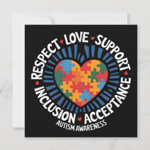 Autisme Bewustzijn Autistisch Respect Liefde Onder Kaart