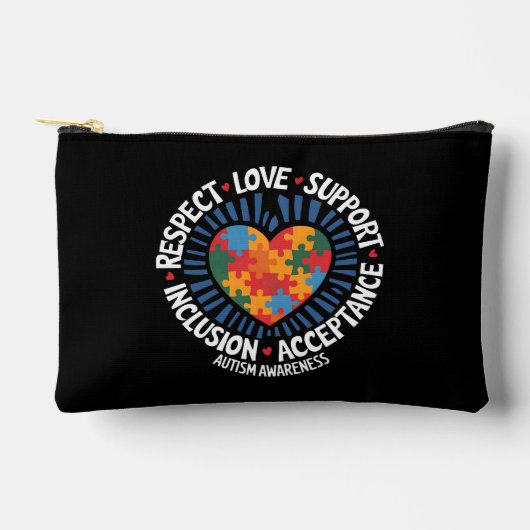 Autisme Bewustzijn Autistisch Respect Liefde Steun Etui (Voorkant)
