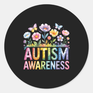 Autisme bewustzijn autistisch ronde sticker