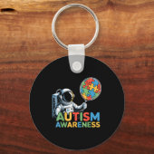 Autisme bewustzijn autistisch sleutelhanger (Voorkant)