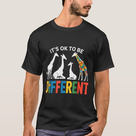 Autisme bewustzijn autistisch t-shirt (Voorkant)