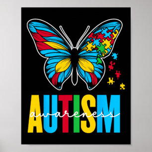 Autisme Bewustzijn Autistische Autisten Ondersteun Poster