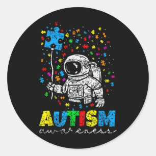 Autisme Bewustzijn Autistische Autisten Ondersteun Ronde Sticker