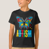 Autisme Bewustzijn Autistische Autisten Ondersteun T-shirt (Voorkant)