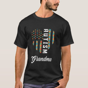 Autisme Bewustzijn Autistische Kleinzoon Trots Aut T-shirt