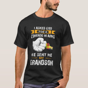 Autisme bewustzijn autistische kleinzoon voor oma t-shirt