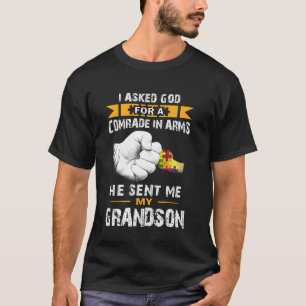 Autisme Bewustzijn Autistische Kleinzoon voor Oma  T-shirt