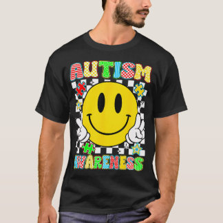 Autisme Bewustzijn Autistische Puzzel Accepteren T-shirt