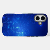 Autisme Bewustzijn Blauwe Puzzel iPhone mobiele ho Case-Mate iPhone Case (Achterkant (horizontaal))