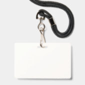 autisme bewustzijn blauwe puzzelstuk #team naam badge (Achterkant met lanyard)