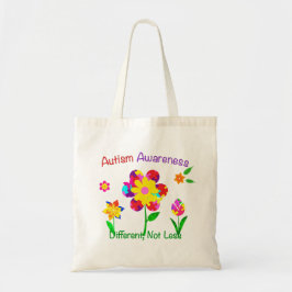 Autisme bewustzijn Bloemen Tote Bag